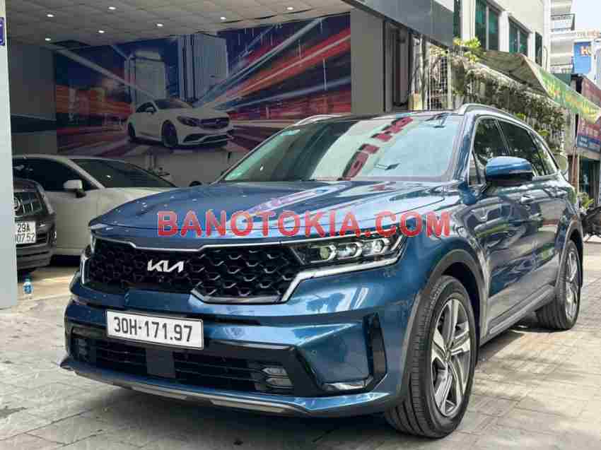 Cần bán gấp Kia Sorento Signature 2.2 AT AWD đời 2021, màu Xanh