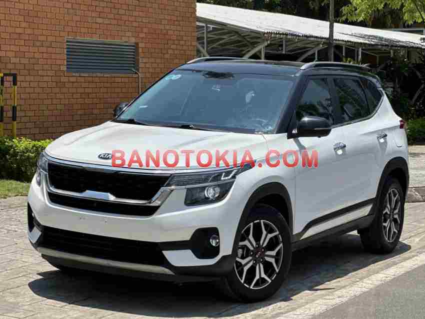 Cần bán gấp Kia Seltos Luxury 1.4 AT đời 2020, màu Trắng
